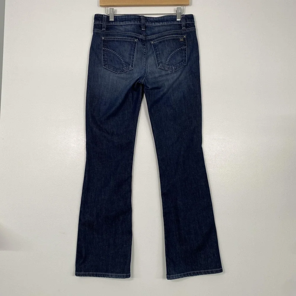 Joe's Muse Fit Bootcut‎ Jeans Womens 28 Blue High Rise Stretch Denim Dark Wash